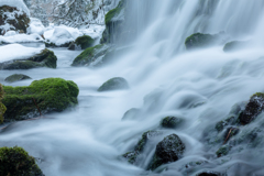 Winter waterfall