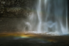 Rainbow waterfall