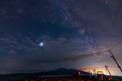 Meteor shower night