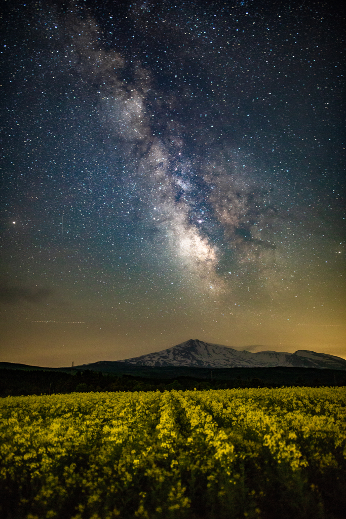 Rape flowers and galaxies