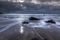 Winter beach