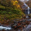 morning waterfall