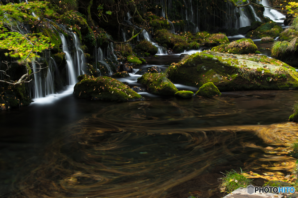 Autumn underflow water ~ Mototaki