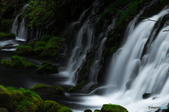 Dusk waterfall