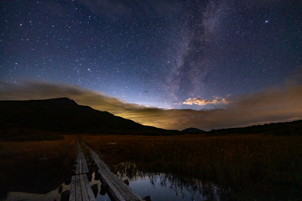 autumn night sky