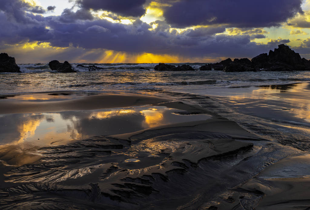 evening beach