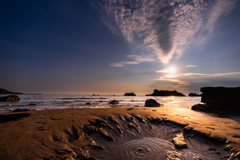 Spring on the beach