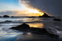 Evening beach