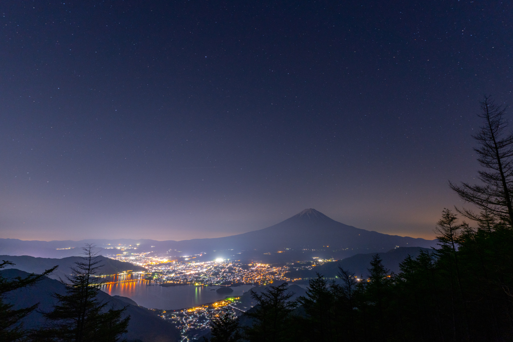 FUJIYAMA night view