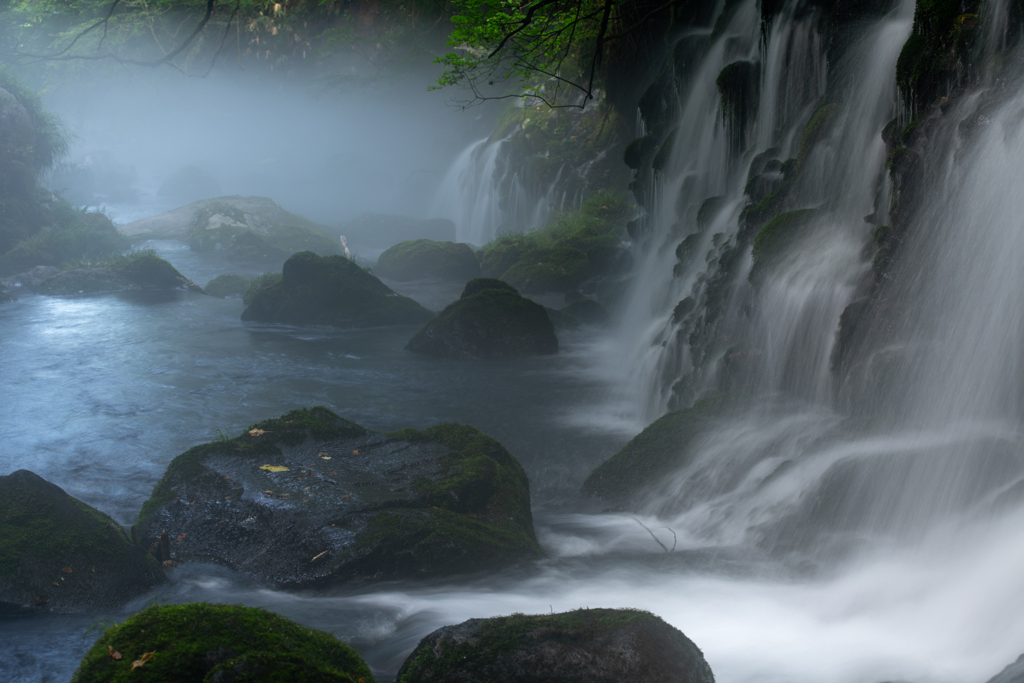 Evening waterfall