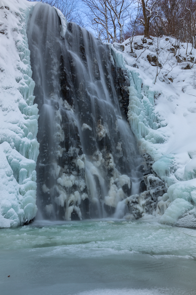 Winter waterfall