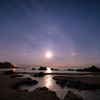 Moon halo & Underwater water