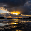 evening beach