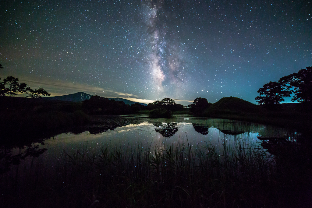 Night sky of summer