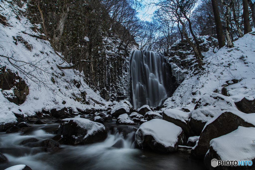 Winter waterfall
