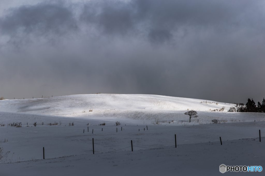 Snowy hill