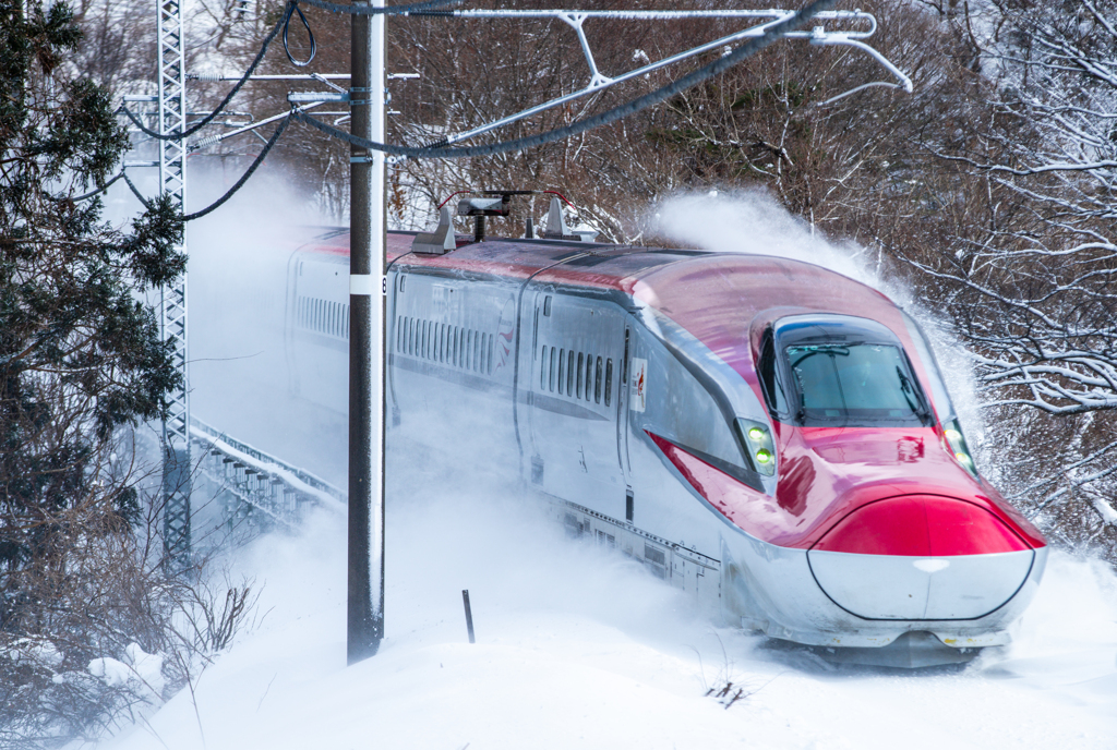 Snow smoke