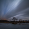Moonlight and clouds
