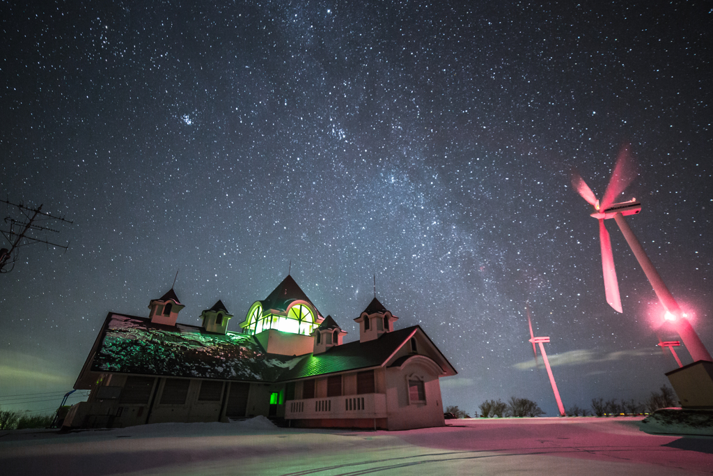 Night sky in winter ２