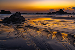 Evening beach