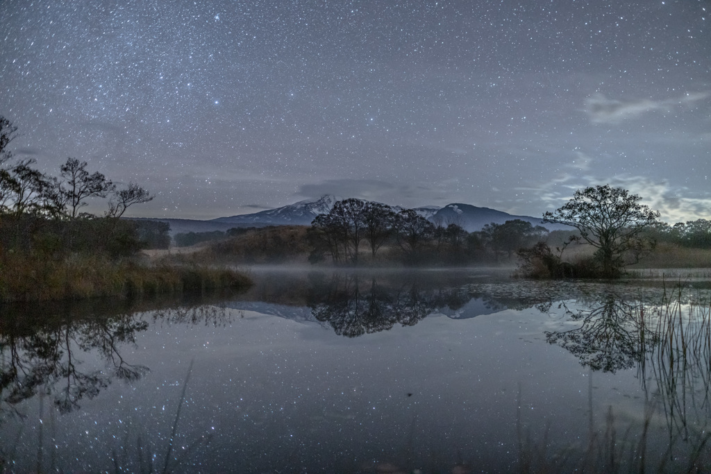 Night sky of late autumn