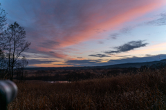 Pink clouds