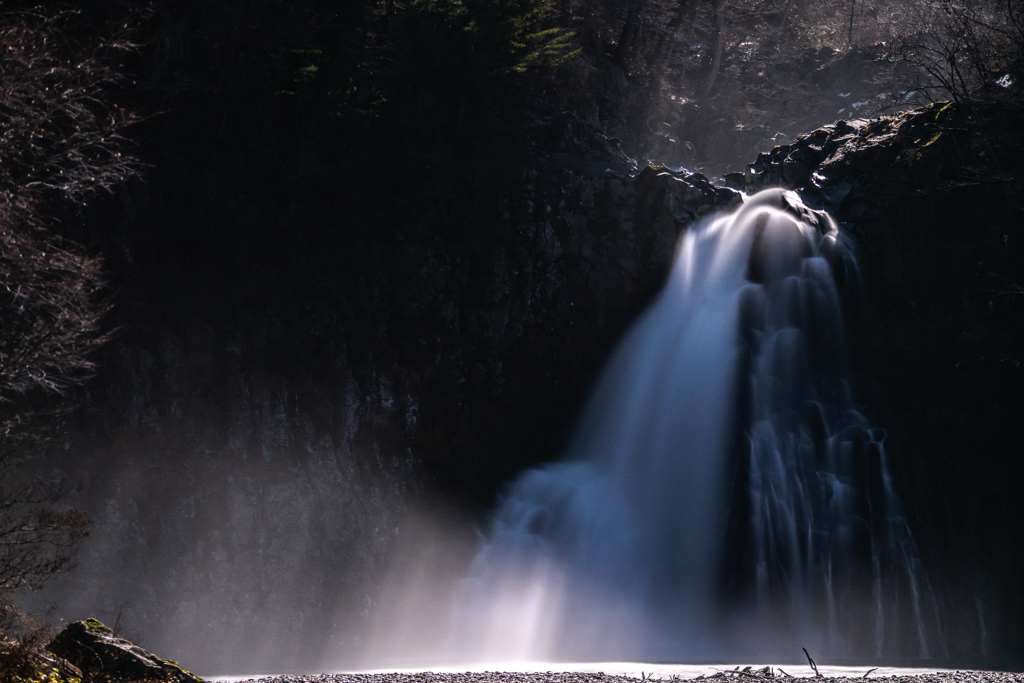 Moonlit falls