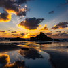 evening sea