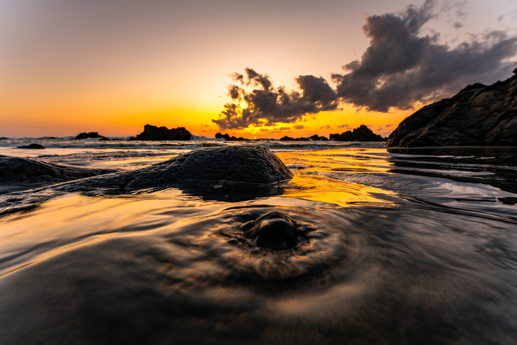 Evening beach