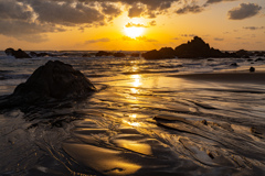 Evening beach