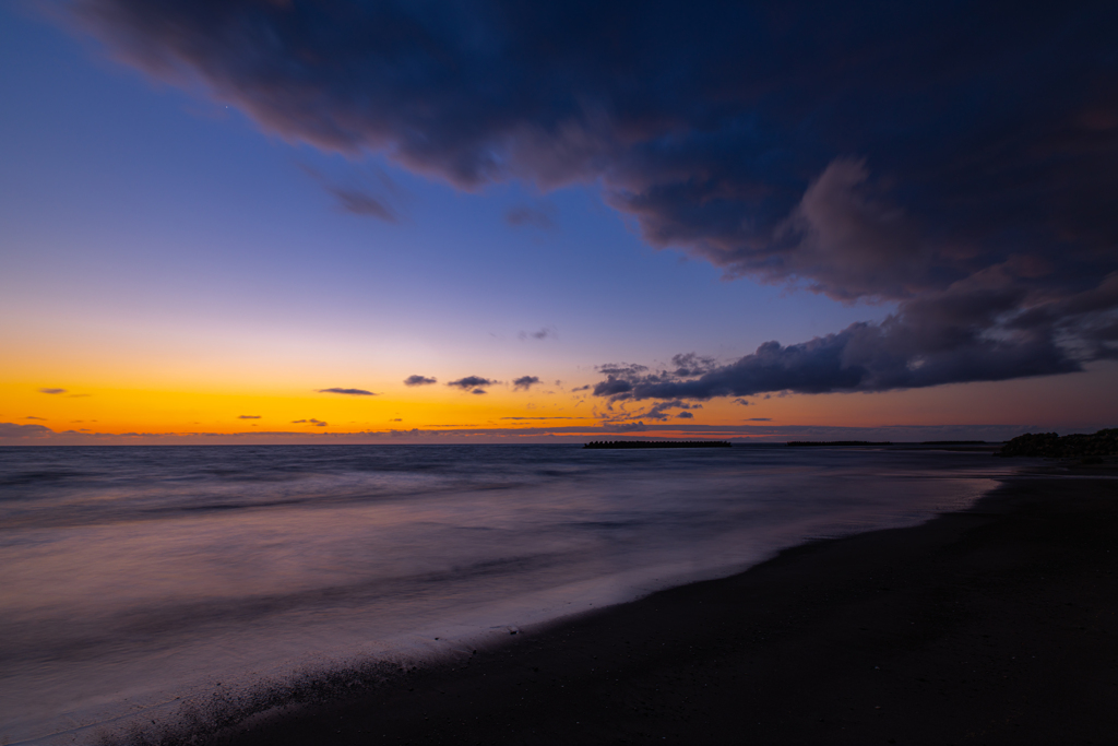 Evening beach