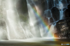 Rainbow waterfall ~ Kamedafudoutaki 3