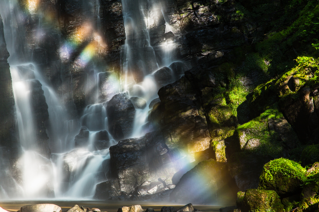 Rain waterfall