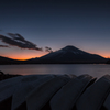 Mt. Fuji at dusk