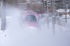 Snow smoke