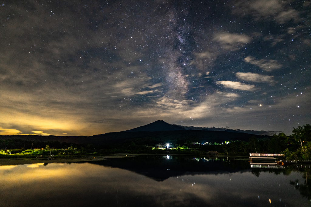 clouds and stars