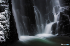 Winter waterfall