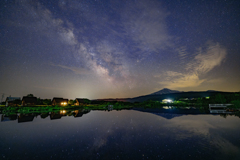 Before the moon rises