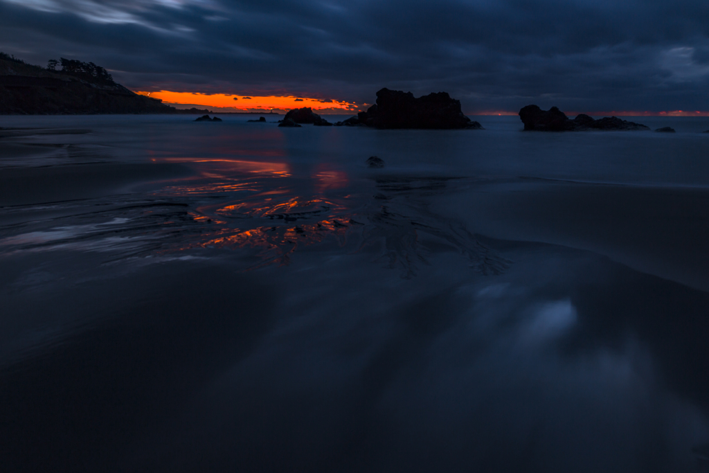 Evening beach
