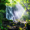 waterfall light