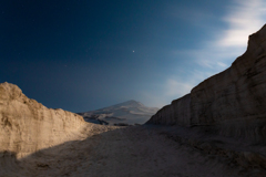 Entrance of moonlit night