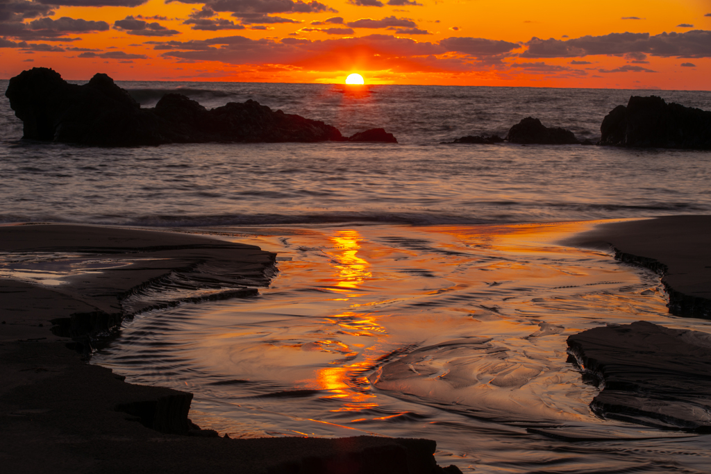 Evening beach