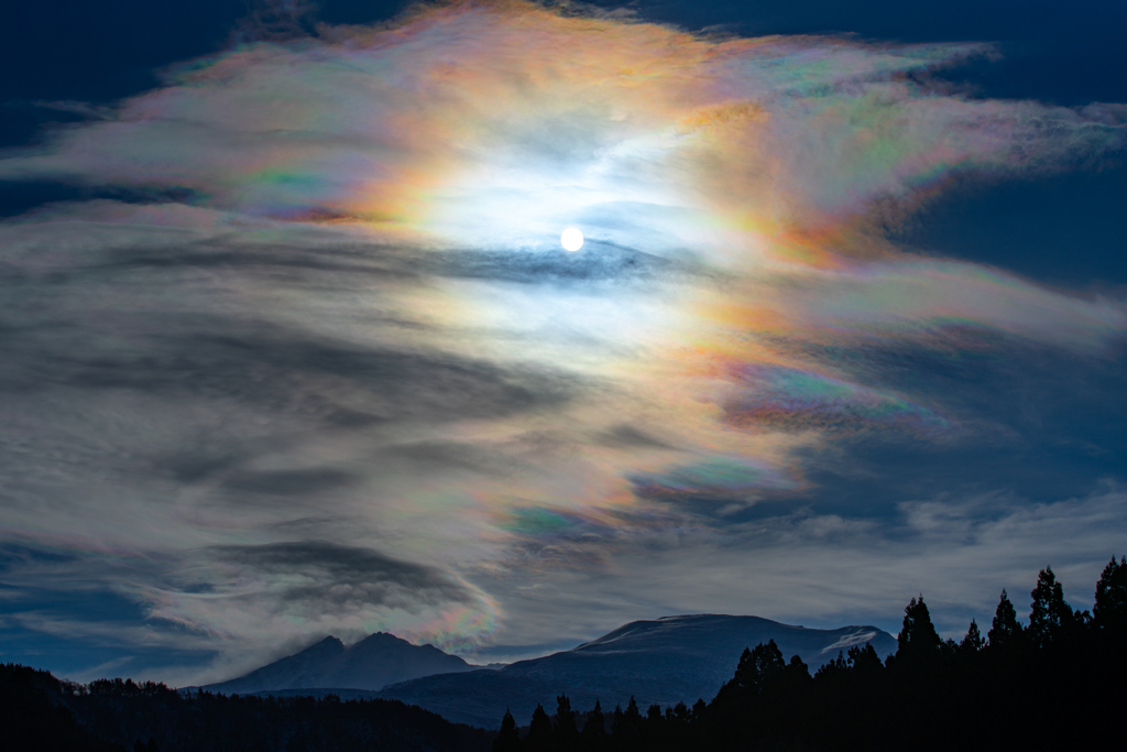 Rainbow halo