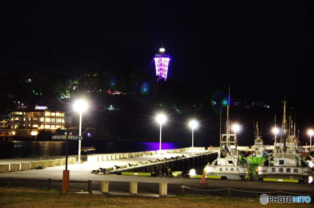 湘南の夜