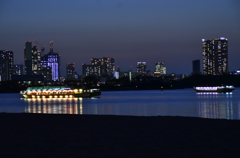 お台場海浜公園からみた夜景