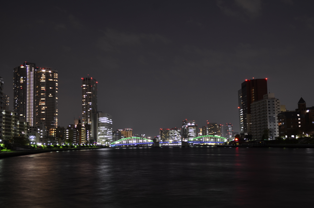 月島の夜景