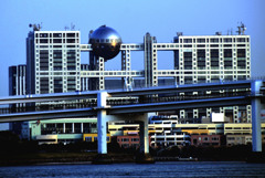日の出桟橋から見たフジテレビ
