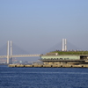 横浜ベイブリッジと大さん橋