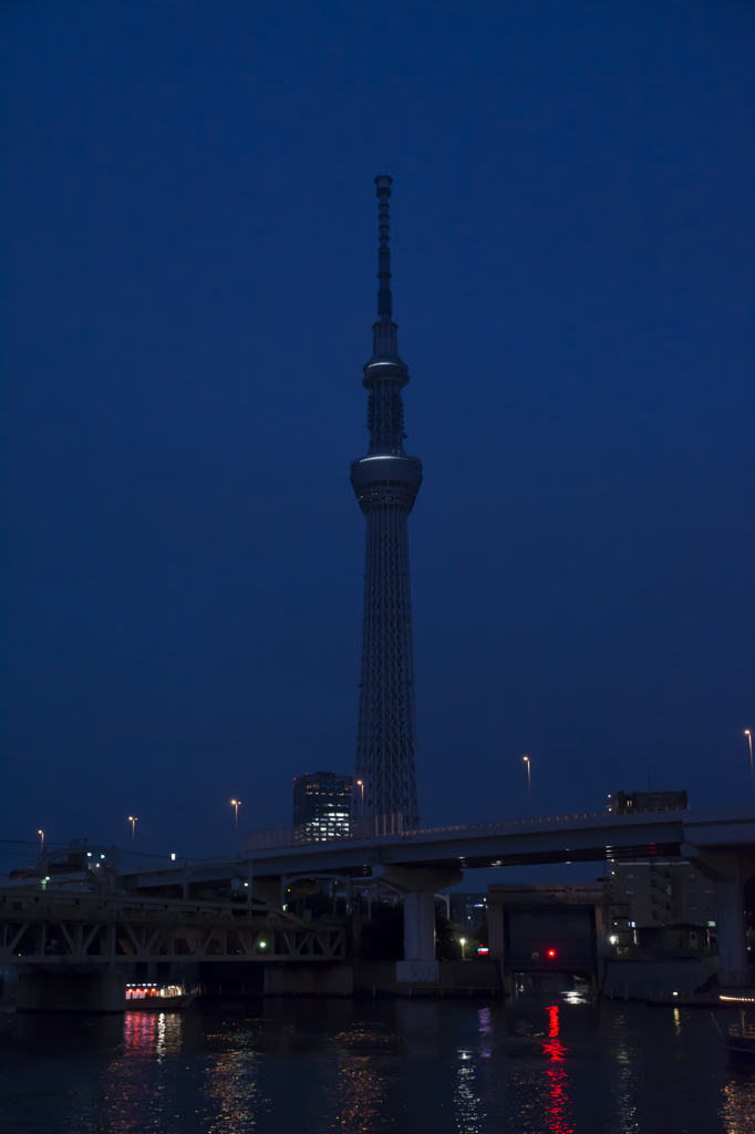 東京スカイツリー　イルミネーション点灯前