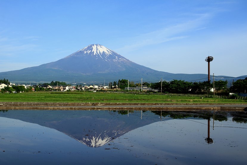 逆さ富士